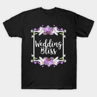 Wedding Bliss Purple Orchid Flower T-Shirt